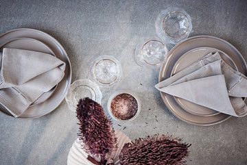 guldkant tallerken stel