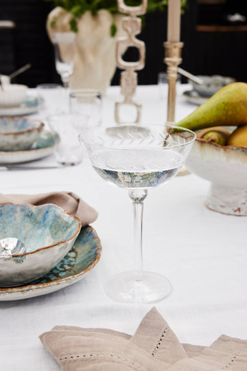 Champagneglas og champagneskåle fra Lene Bjerre