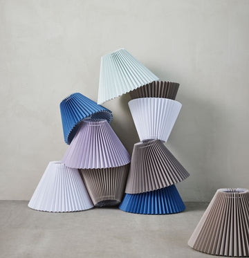 Plisserede Lampeskærme