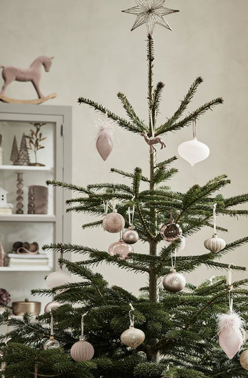 lyserød julepynt lene bjerre design