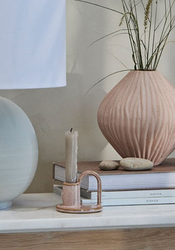 Lysestager i keramik fra Lene Bjerre Design