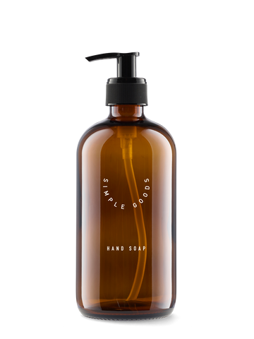 Glasflaske til Håndsæbe Glass 500 ml SIMPLE GOODS