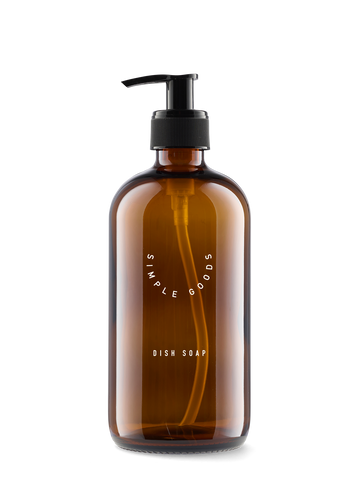 Glasflaske til Opvaskemiddel Glass 500 ml SIMPLE GOODS