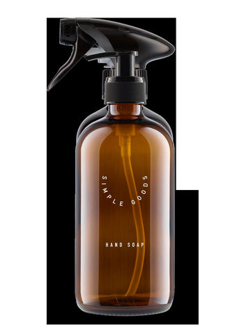 Glasflaske til Håndsæbe Glass 500 ml SIMPLE GOODS