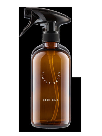 Glasflaske til Opvaskemiddel Glass 500 ml SIMPLE GOODS