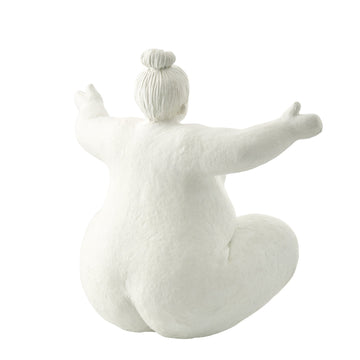 Serafina Kvinde figur H24 cm. råhvid Lene Bjerre Design DK