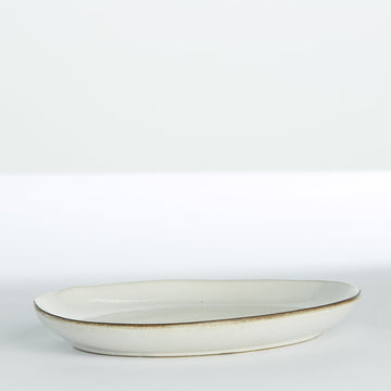 Amera middagstallerken 29x22,5 cm. beige LENE BJERRE