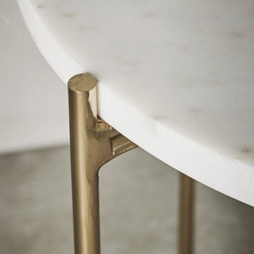 Marmilla sofaborde sæt marmor hvid Lene Bjerre Design DK