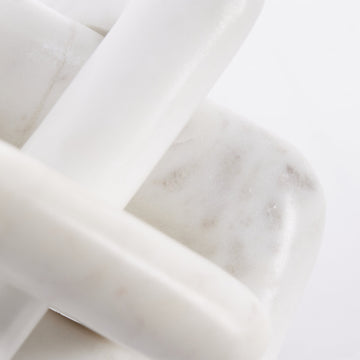 Ellia marmor dekoration H15 cm. hvid Lene Bjerre Design DK