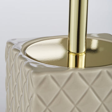 Portia toiletbørste H39 cm. brun sand LENE BJERRE