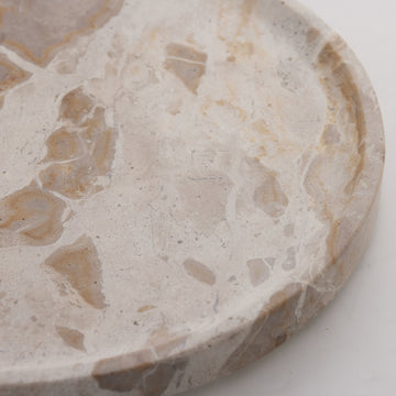 Ellia marmorfad Ø25 cm. sand Lene Bjerre Design DK