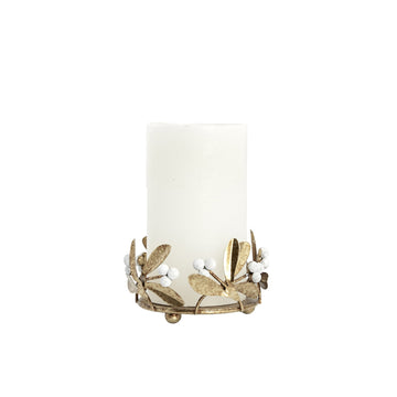 Missia Stage til bloklys Ø10cm lys guld Lene Bjerre Design DK