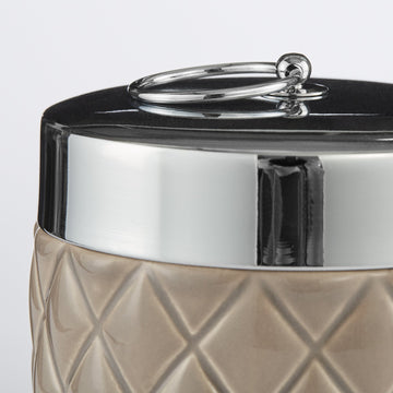 Portia krukke H14 cm. brun LENE BJERRE