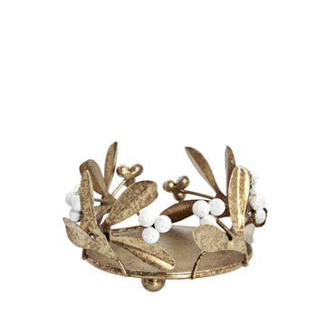 Missia Stage til bloklys Ø10cm lys guld Lene Bjerre Design DK