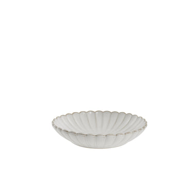Camille desserttallerken/skål 19x19 cm. råhvid LENE BJERRE