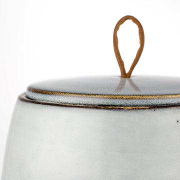 Amera krukke H16 cm. grå LENE BJERRE