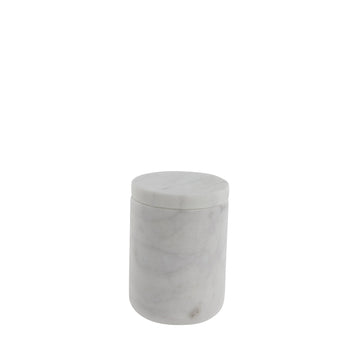 Ellia krukke 6x6 cm. hvid marmor LENE BJERRE