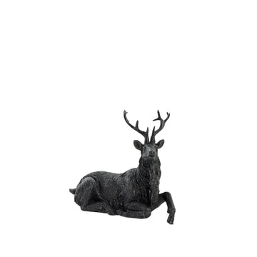 Sessia dekoration 23 cm sort glimmer Lene Bjerre Design DK