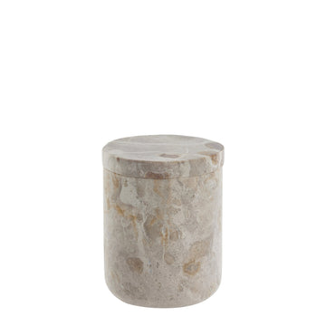 Ellia krukke 9x9 cm. sand marmor LENE BJERRE