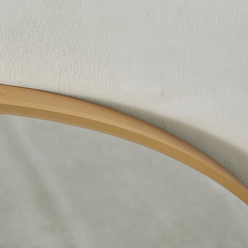 Hallia rundt spejl Ø80 cm. lys guld LENE BJERRE