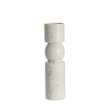 Ellia Marmor lysestage H30 cm. hvid Lene Bjerre Design DK