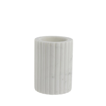 Eliana tandkrus 10,5 cm. hvid marmor LENE BJERRE