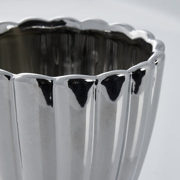 Shenella urtepotteskjuler H15 cm. sølv Lene Bjerre Design DK