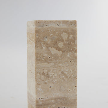 Travina lysestage 11,5 cm. sand marmor LENE BJERRE