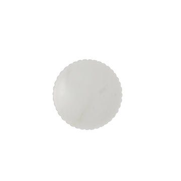 Eliana sæbeskål/smykkeskål ø12 cm. hvid marmor LENE BJERRE