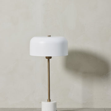 Sofillia bordlampe H53 cm. hvid marmor LENE BJERRE