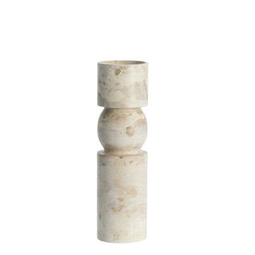 Ellia Marmor lysestage H30 cm. sand Lene Bjerre Design DK