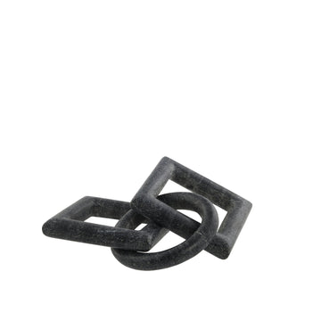 Ellia dekoration 23x10 cm. sort marmor LENE BJERRE