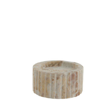 Eliana stage til bloklys 5 cm. sand marmor LENE BJERRE