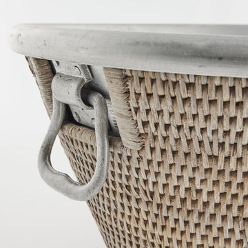 Norah vinkøler 20x40 cm. Natur flet LENE BJERRE