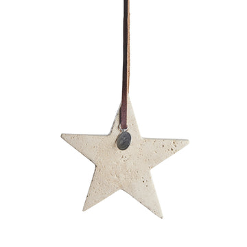 Elina sand marmorstjerne ophæng 10 cm LENE BJERRE