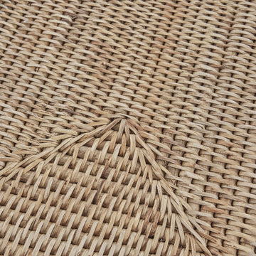 Norah æske m. låg 18x18 cm. Natur LENE BJERRE