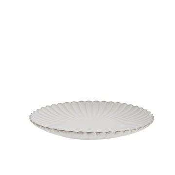 Camille middagstallerken 27x27 cm. råhvid LENE BJERRE