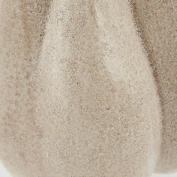 Valona vase i stentøj30x27 cm. sand LENE BJERRE