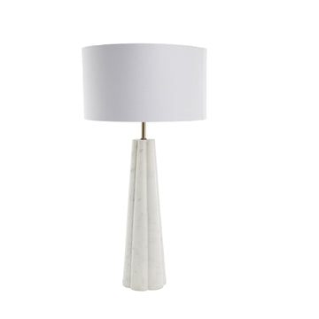 Sophie bordlampe 66x33 cm. hvid marmor LENE BJERRE