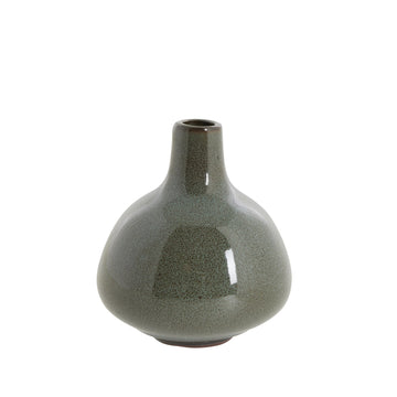 Helene vase mørkegrøn keramik H9 cm LENE BJERRE