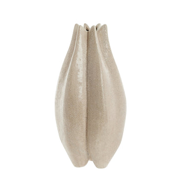 Valona vase i stentøj40,5x23 cm. sand LENE BJERRE