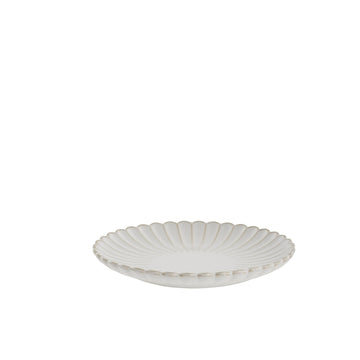 Camille frokosttallerken 20,5x20,5 cm. råhvid LENE BJERRE