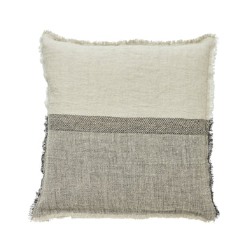 Ana pudebetræk 100% hør grå 50x50 cm LENE BJERRE