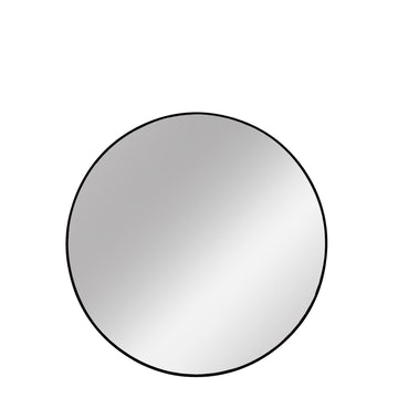 Hallia rundt spejl Ø80 cm. sort LENE BJERRE