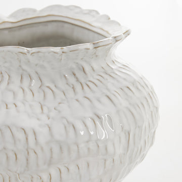 Marlia vase hvid keramik H24,5 cm LENE BJERRE