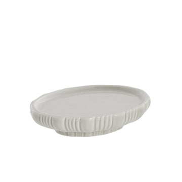 Lily sæbeholder brun sand keramik H3 cm LENE BJERRE