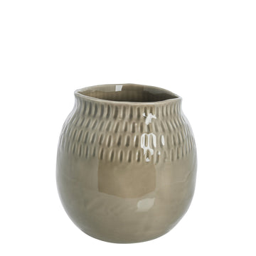 Talia vase keramik sand 23x22 cm LENE BJERRE