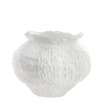 Marlia vase hvid keramik H31 cm LENE BJERRE