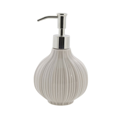 Lily dispenser brun sand keramik H16,3 cm LENE BJERRE
