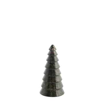 Elina dekorationstræ grøn Marmor H16 cm LENE BJERRE